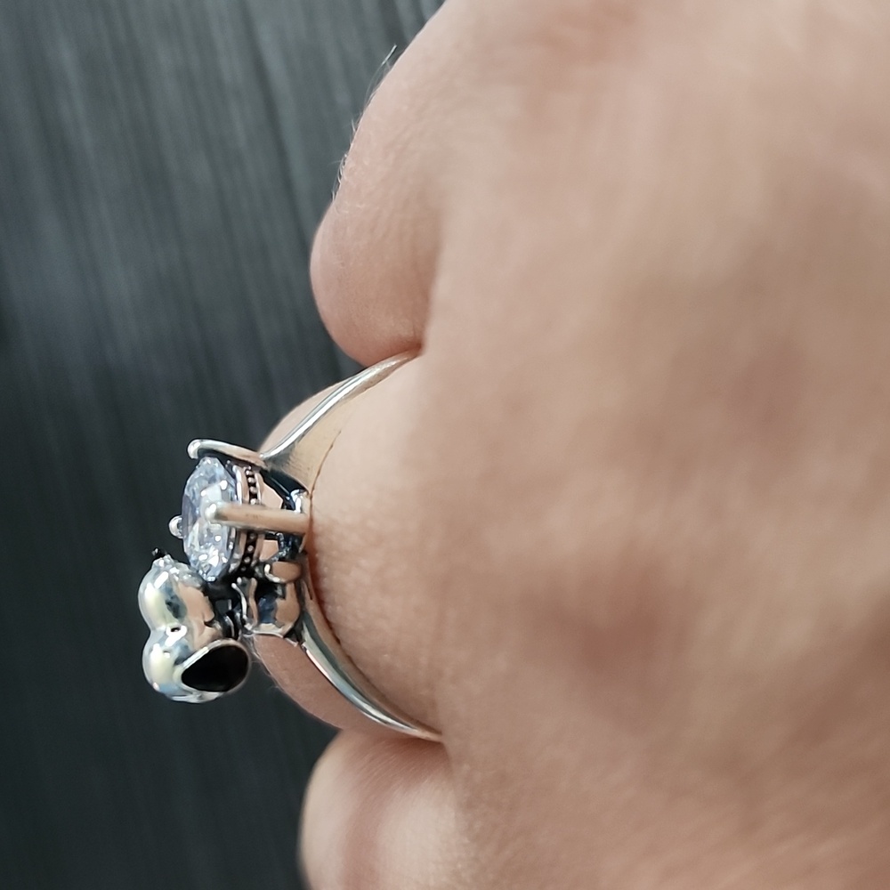 Peanuts Snoopy Inspired Women's CZ Ring - Picture 3 of 5